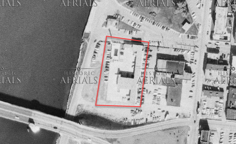 Imperial 400 Motel - 1965 Aerial Of Bay City Location (newer photo)